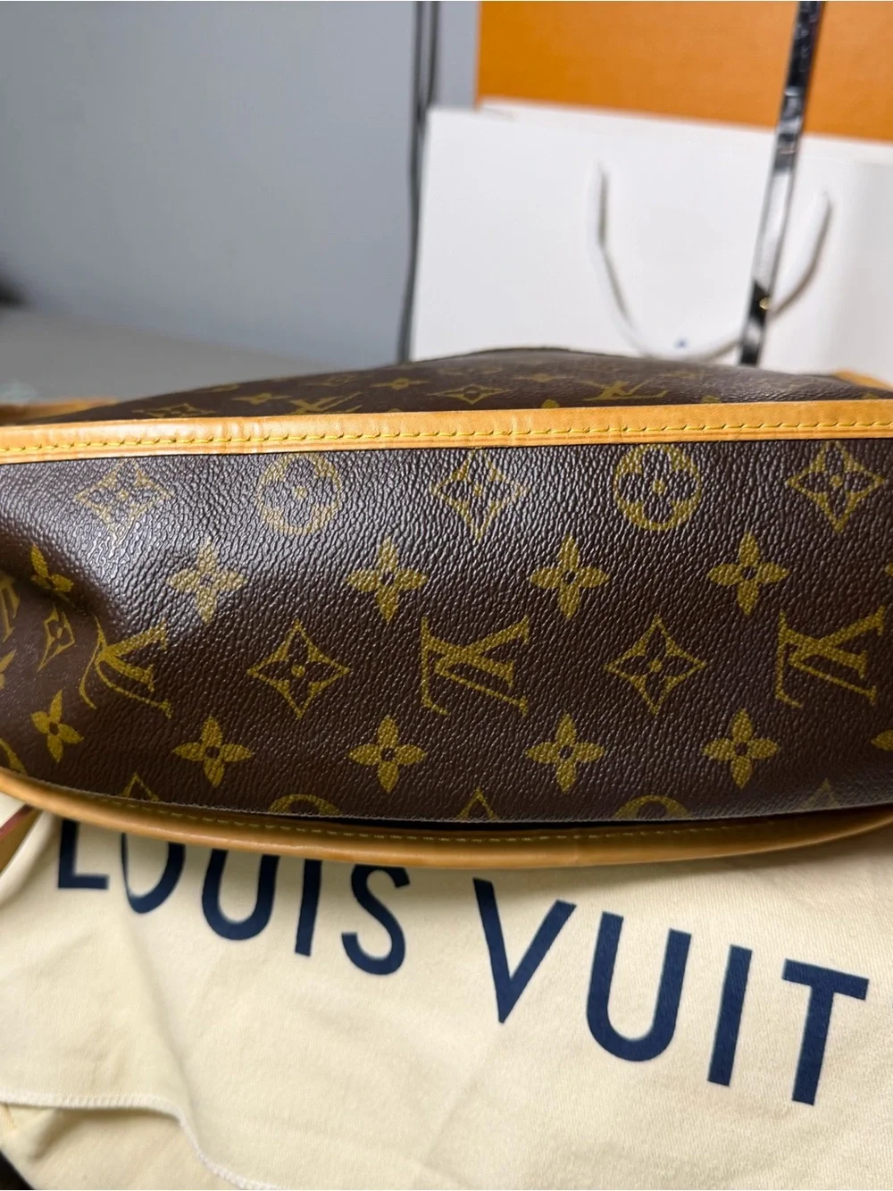 Louis Vuitton Menilmontant MM Monogram Canvas Crossbody Bag |
